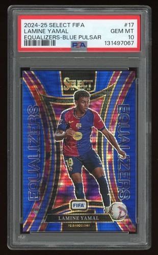 Lamine Yamal 2024 Panini Select Pulsar Blu