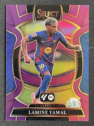 Lamine Yamal 2025 Panini Select Purple /125