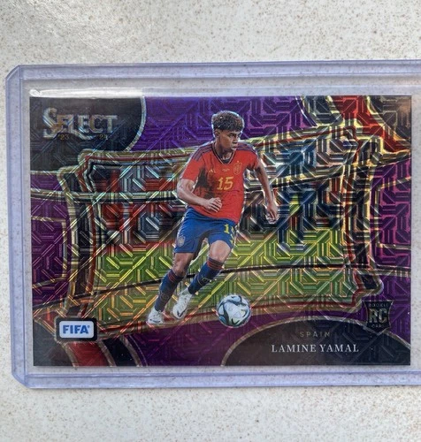 Lamine Yamal 2023 Panini Select Purple Mojo