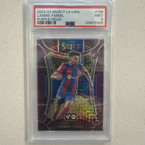 Lamine Yamal 2023 Panini Select Purple Mojo