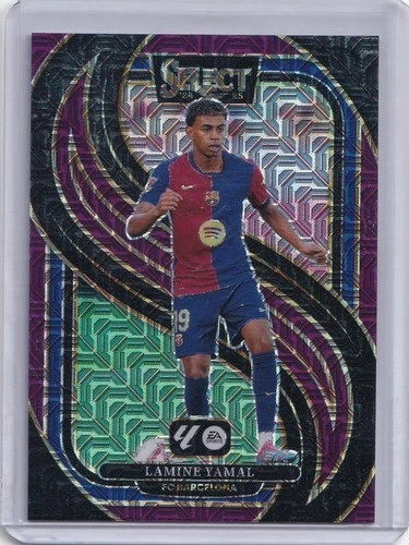 Lamine Yamal 2024 Panini Select Purple Mojo Mezzanine