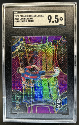 Lamine Yamal 2023 Panini Select Purple Mojo Prizm #229
