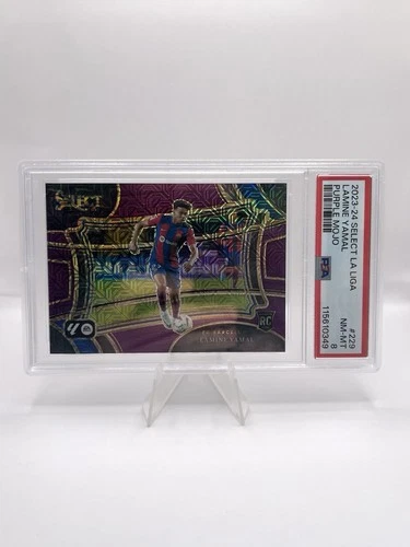 Lamine Yamal 2023 Panini Select Purple Mojo Prizm
