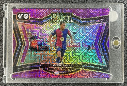 Lamine Yamal 2024 Panini Select Purple Mojo Prizm
