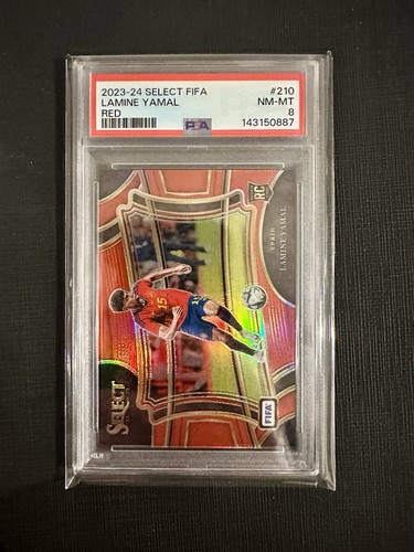 Lamine Yamal 2023 Panini Select Red