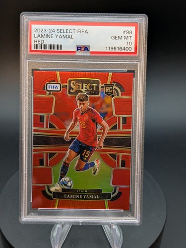 Lamine Yamal 2023 Panini Select Red #98