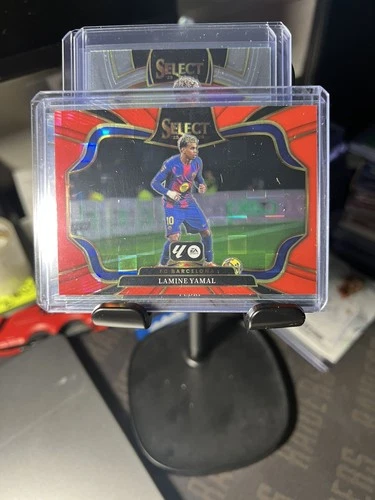 Lamine Yamal 2025 Panini Select Red Pandora