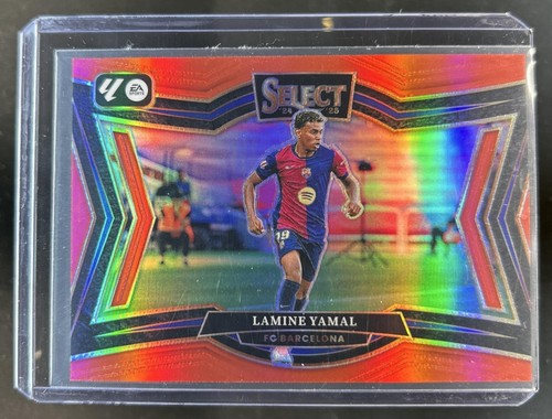 Lamine Yamal 2024 Panini Select Red Prizm #214