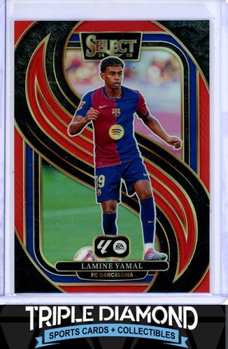 Lamine Yamal 2024 Panini Select Red Prizm