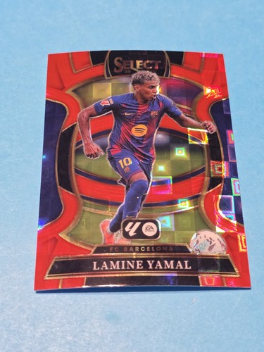 Lamine Yamal 2025 Panini Select Rojo Pandora