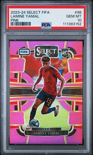 Lamine Yamal 2023 Panini Select Rosa /75