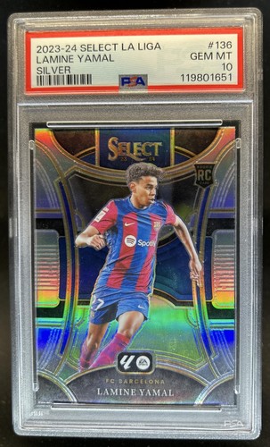 Lamine Yamal 2023 Panini Select Silver Prizm #136
