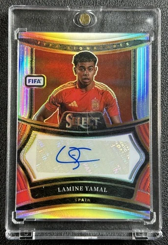 Lamine Yamal 2024 Panini Select Silver Prizm