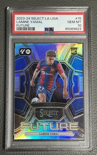 Lamine Yamal 2023 Panini Select Silver Prizm