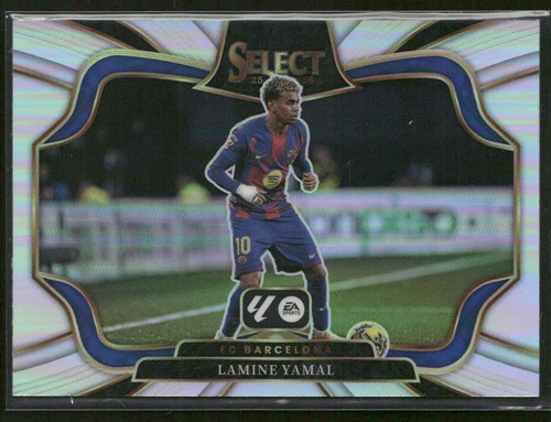 Lamine Yamal 2025 Panini Select Silver Prizm