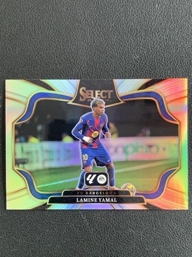 Lamine Yamal 2025 Panini Select Silver Prizm