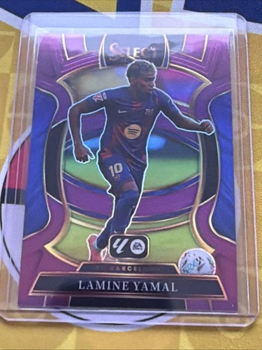 Lamine Yamal 2025 Panini Select Terrace Purple Prizm /125