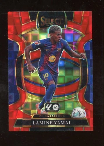Lamine Yamal 2025 Panini Select Terrace Red Pandora #1