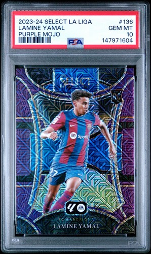 Lamine Yamal 2023 Panini Select Viola Mojo