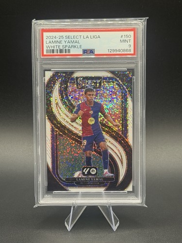 Lamine Yamal 2024 Panini Select White Sparkle