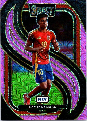 Lamine Yamal 2024 Panini Seleziona FIFA Rosa Mojo /299