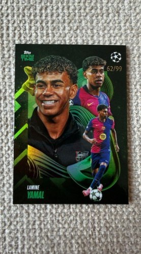Lamine Yamal 2024 Topps Showtime Green /99