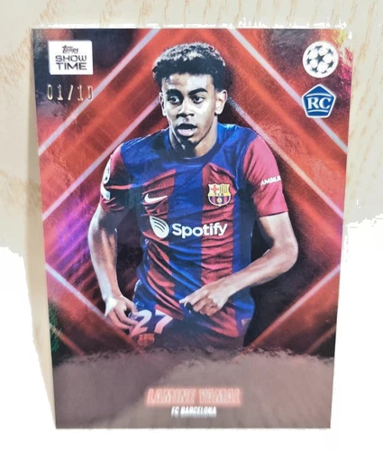 Lamine Yamal 2023 Topps Showtime UCC Rookie Parallel /10