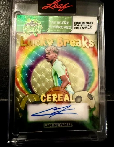 Lamine Yamal 2026 Leaf St Patrick's Day Gold Vinyl 1/1