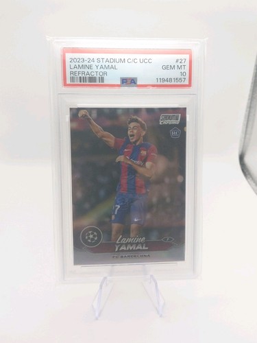 Lamine Yamal 2023 Topps Stadium Club Chrome Refractor