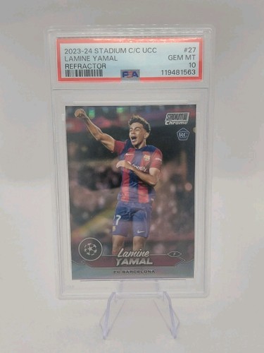 Lamine Yamal 2024 Topps Stadium Club Chrome Refractor