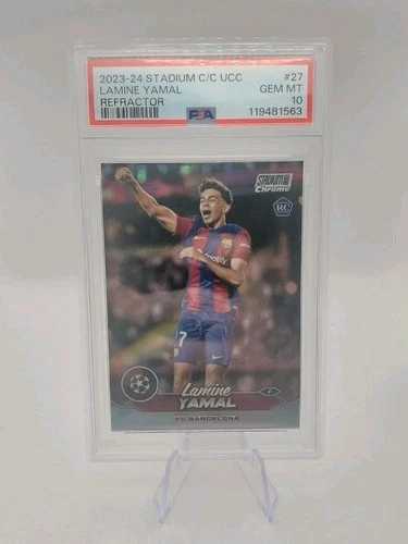 Lamine Yamal 2023 Topps Stadium Club Chrome Refractor /23/24