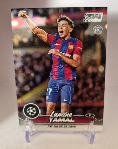 Lamine Yamal 2023 Topps Stadium Club Chrome UCL Chrome