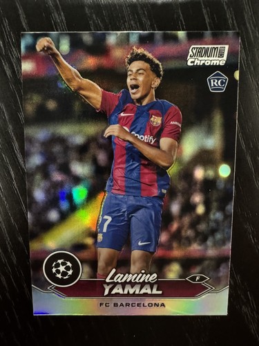 Lamine Yamal 2023 Topps Stadium Club Cromo UCC Refractor #27