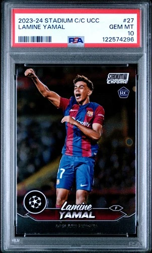 Lamine Yamal 2023 Topps Stadium Club Cromo UEFA Club Competitions