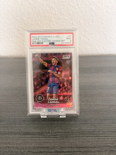 Lamine Yamal 2023 Topps Stadium Club Pink