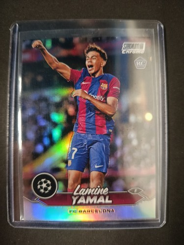 Lamine Yamal 2024 Topps Stadium Club Refractor #27