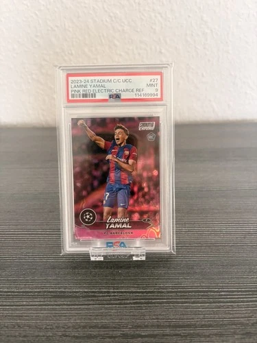 Lamine Yamal 2023 Topps Stadium Club Rosa Eléctrico