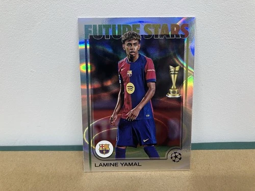 Lamine Yamal 2024 Topps Chrome UCC Raindrop