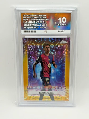 Lamine Yamal 2024 Topps Chrome UCC Starball /50
