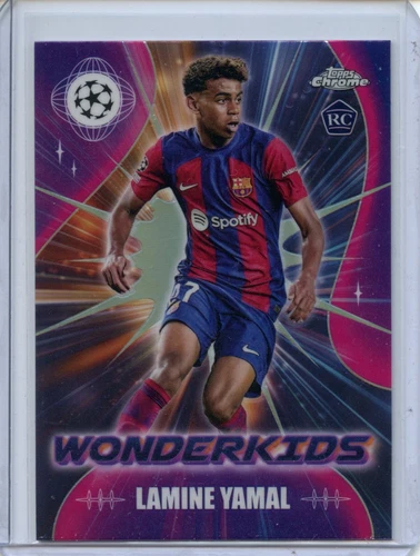 Lamine Yamal 2023 Topps Chrome UEFA #WK-3
