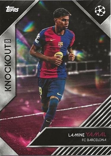 Lamine Yamal 2024 Topps Knockout UEFA Club Competitions