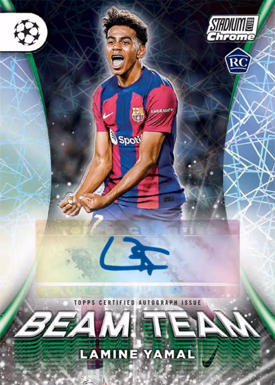 Lamine Yamal 2023 Topps Museum Collection UEFA Champions League