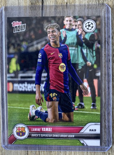 Lamine Yamal 2025 Topps Now #092