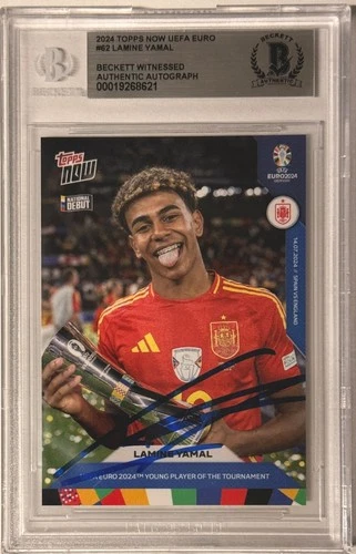 Lamine Yamal 2024 Topps Now UEFA #62