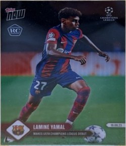 Lamine Yamal 2023 Topps Now UEFA 9