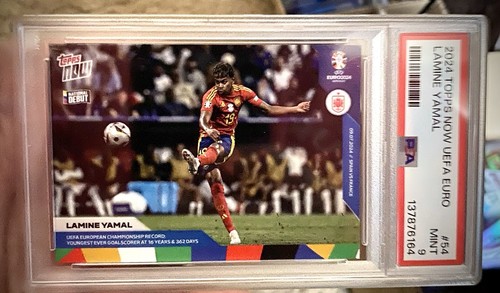 Lamine Yamal 2024 Topps NOW UEFA EURO