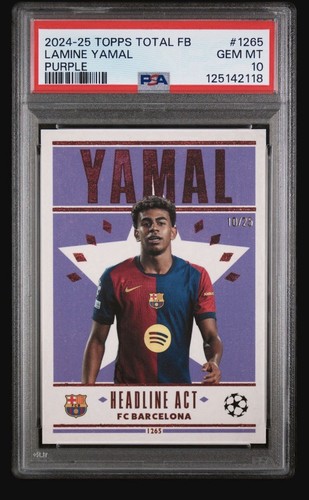 Lamine Yamal 2024 Topps Total /25