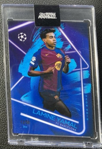 Lamine Yamal 2024 Topps Total Neon Noir /99