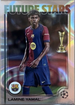 Lamine Yamal 2024 Topps UCC Chrome Rainbow Foil Refractor