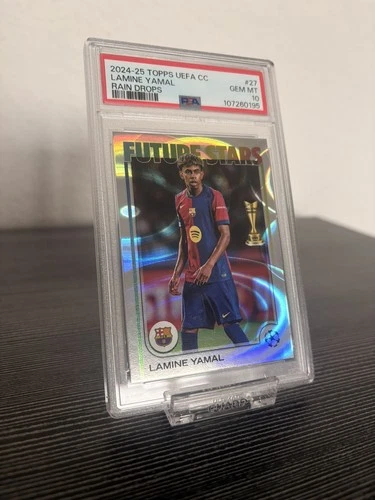 Lamine Yamal 2024 Topps UCC Rain Drops